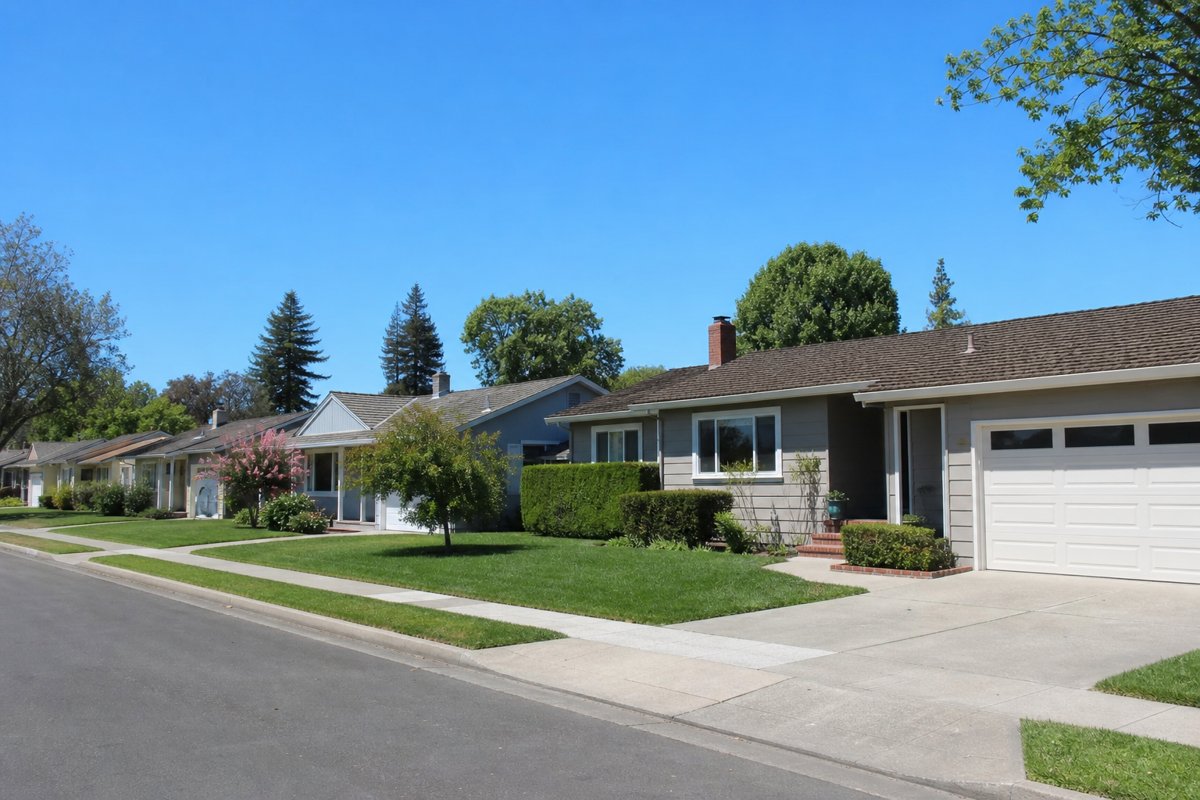 Campbell, California residential neighborhood